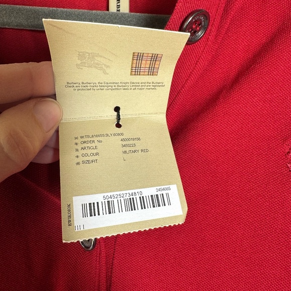 Burberry SS Polo Shirt with Ruffle Collar - Picture 4 of 5